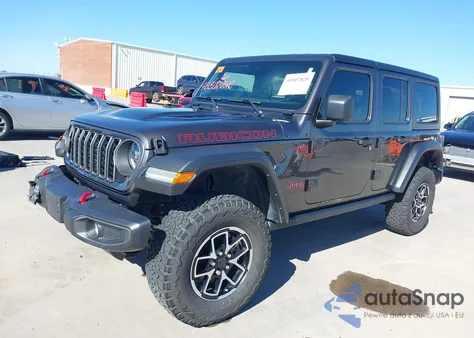 2024 Jeep Wrangler 4-Door Rubicon 4X4 z USA, uszkodzony, nr VIN 1C4PJXFG7RW349689
